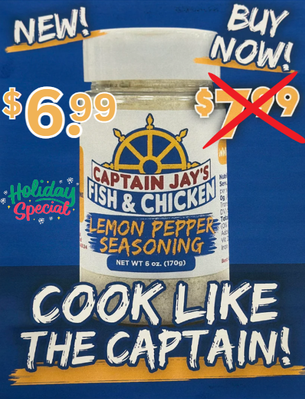 Captain Jay's Lemmon Pepper Seasoning